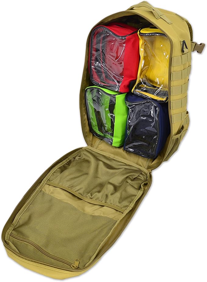 Lightning X Premium Tactical Medic Backpack w/Modular Pouches &amp Hydration Port