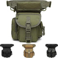 Nylon Drop Leg Bag Hiking Waist Pack for Men &amp Women Motorcycle Bike Cycling Riding Travel Outdoor Sports Fanny Pouch