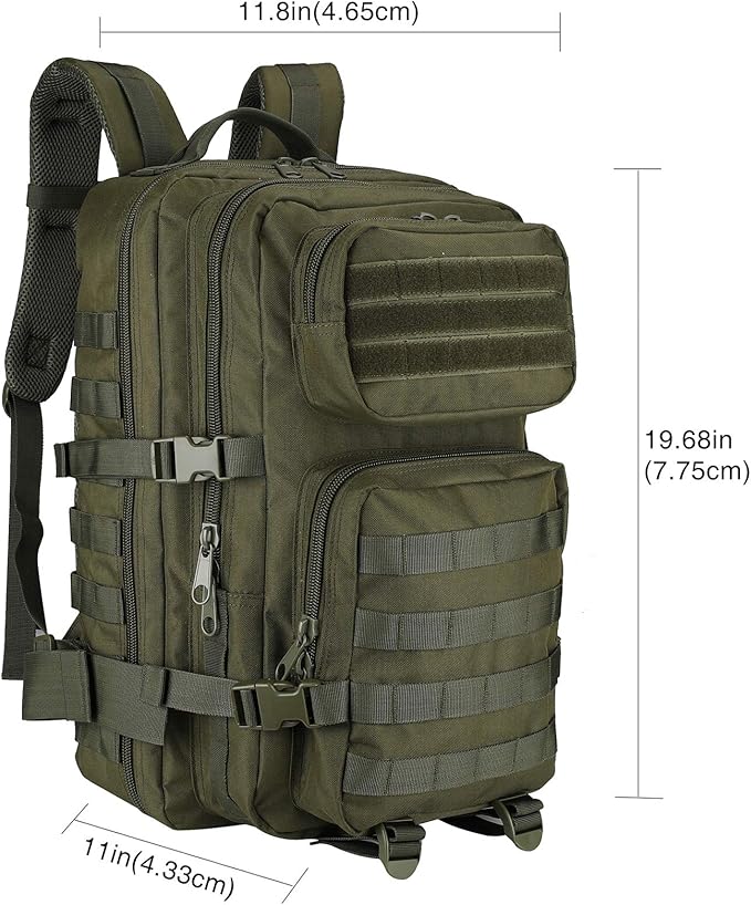 ProCase Tactical Backpack Bag 40L Large 3 Day Military Army Outdoor Assault Pack Rucksacks Carry Bag Backpacks