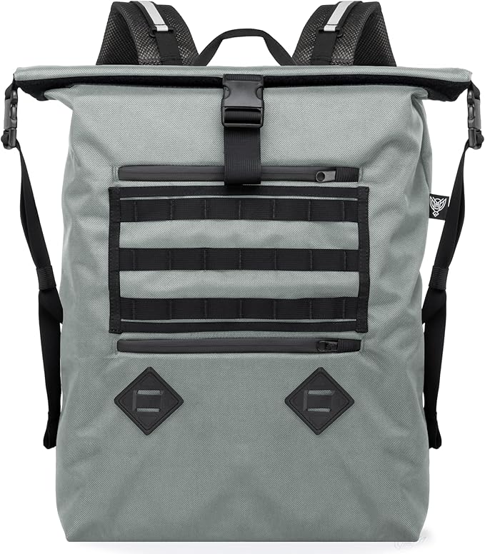 Xtreme Sight Line ~ AQUA RT ~ Large Water-Proof Faraday Backpack for Laptops Tablets and Mid-Size Electronics ~ Tracking/Hacking Defense ~ Fits most laptops up to 17 ~ Silver