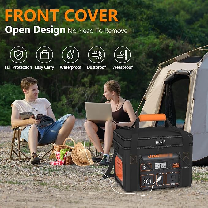 Travel Carrying Case for Jackery Explorer 500Portable Power Station Storage Bag Fits Jackery Explorer 500 with Waterproof Bottom Side Ventilation Double Layer for Jackery AccessoriesBag Only