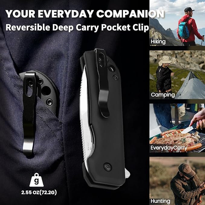 Kizer Nice Guy Pocket Folding Knife 2.84 Nitro V Blade Lightweight Sharp Camping and Hiking Knife Tough Aluminium Handle Liner Lock Flipper Knives V3011A2