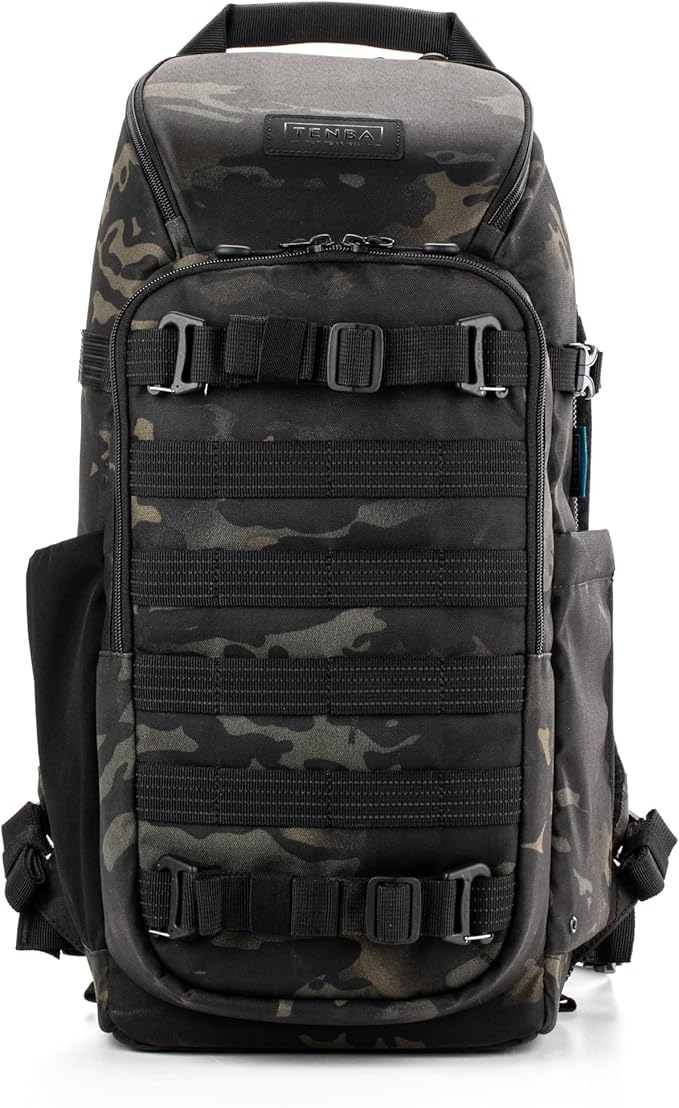 Tenba Axis v2 16L Camera Backpack for DSLR and Mirrorless cameras and lenses plus an 11-inch Tablet – Black (637-753)