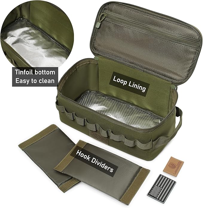 Tactical Sling Backpack and 9L Tactical Camping Storage Bag