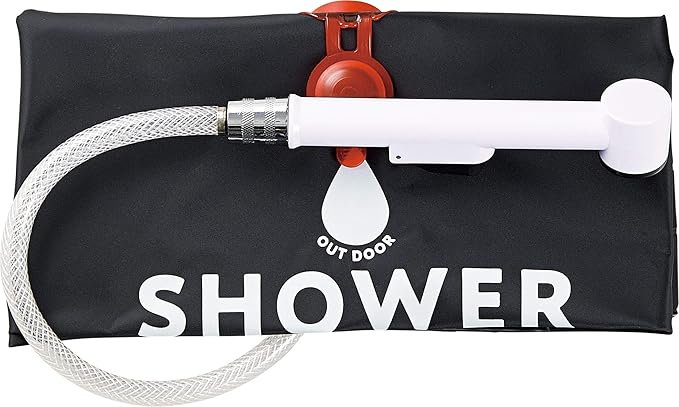 Cogit Shower Bag Small Storage Includes Stopper For Outdoor Use Black 5.3 gal (20 L)