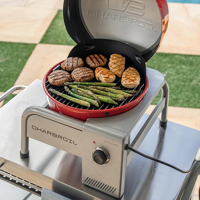 Charbroil Bistro Pro Tabletop Electric Grill Red - 25302150