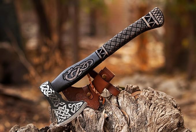 |20 Viking AxeHatchetThrowing AxeHand AxeGifts for himWood Working ToolViking Gifts for MenCamping HatchetTomahawkBearded Axe (WCA-007)