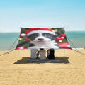 ALAZA Dog Puppy Christmas Hat Beach Tent Sun Shelter Portable Canopy Sunshade for Outdoor Camping Picnics Backyard Fun 10x9 ft