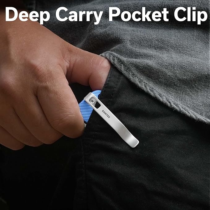CIVIVI Small Pocket Knife for EDC Baby Banter 2 Crossbar Lock folding Knife with 2.34 Nitro-V Blade Aluminum Handle Titanium Thumb Stud Opener C23074-1