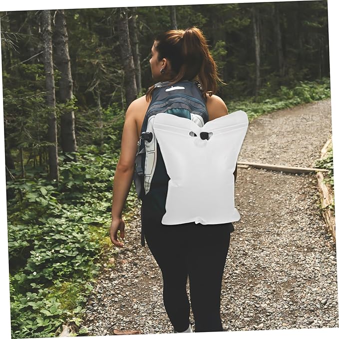 SUPVOX Portable Camping Shower Bag Outdoor Water Storage with Showerhead for Easy Use for Camping Hiking Beach Trips and Emergency Water Supply