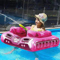 Inflatable Tank Pool Floats Kids - Jasonwell Toddler Pool Floaties Swimming Pool Tank with Water Cannon Gun Swim Floaty Rafts Lake Beach Party Pool Toys for Boys Girls Toddlers Kids