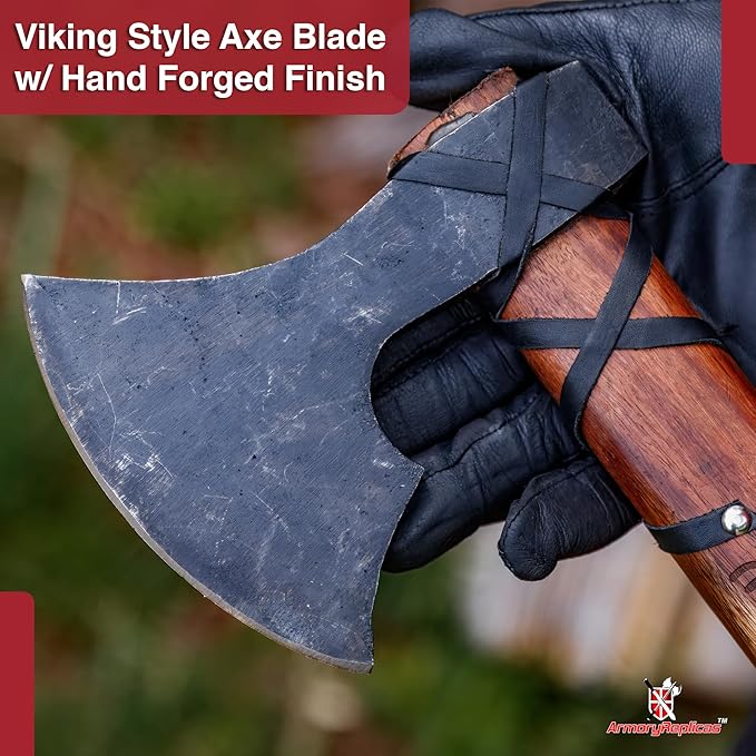 Armory Replicas™ Viking Battle Ready Wolf Heathen War Axe