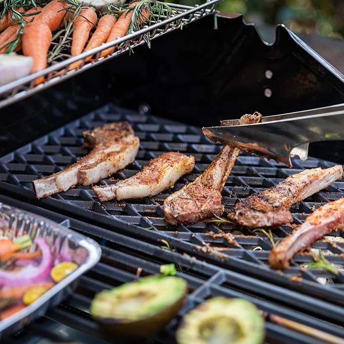 Royal Gourmet GA5404H 5-Burner Propane Gas Grill with Side Burner &amp Warming Rack Outdoor BBQ Grill with 64000 BTUs Output &amp 738 Sq. in. Cooking Area for Outdoor Barbecue Black