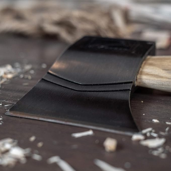 The Corporal (2nd Generation): World Axe Throwing League Premium Competition Throwing Axe with Throwing Hatchet Nylon Sheath and Hickory Wooden Handle (Patent Pending)