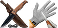 BeaverCraft BSH3 Bushcraft Knife CRG_M Whittling Woodworking Gloves Gloves for Food Prep