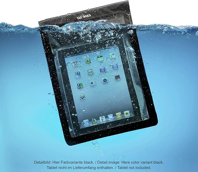 Tatonka WP Dry Bag (A6 / A4) - Waterproof Tablet/Mobile Phone Case with Viewing Window for Operating Touch Displays - Waterproof According to IPX7 Standard - A4 or A6 Format Lime (A4) A4 (375 x