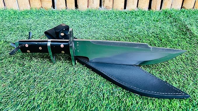 10 Unpolished carbon steel Tactical Knife - Hand Forged Full Tang Camping tool Knives