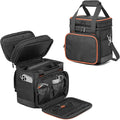 Trunab Double-Layer Carrying Case Compatible with Jackery Portable Power Station Explorer 160/240/300 Battery Case with Water-Resistant Bottom and Upper Compartment for Charging Accessories