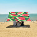 ALAZA Watermelon Slices Summer Beach Tent Sun Shelter Portable Canopy Sunshade for Outdoor Camping Picnics Backyard Fun 10x9 ft