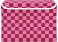 Collapsible Storage Bins with Lids Decorative Fabric Storage Cubes Closet Organizer and Storage Basket Boxes Containers for Clothes Box Chest Folding Rectangle Checkered Hot Pink