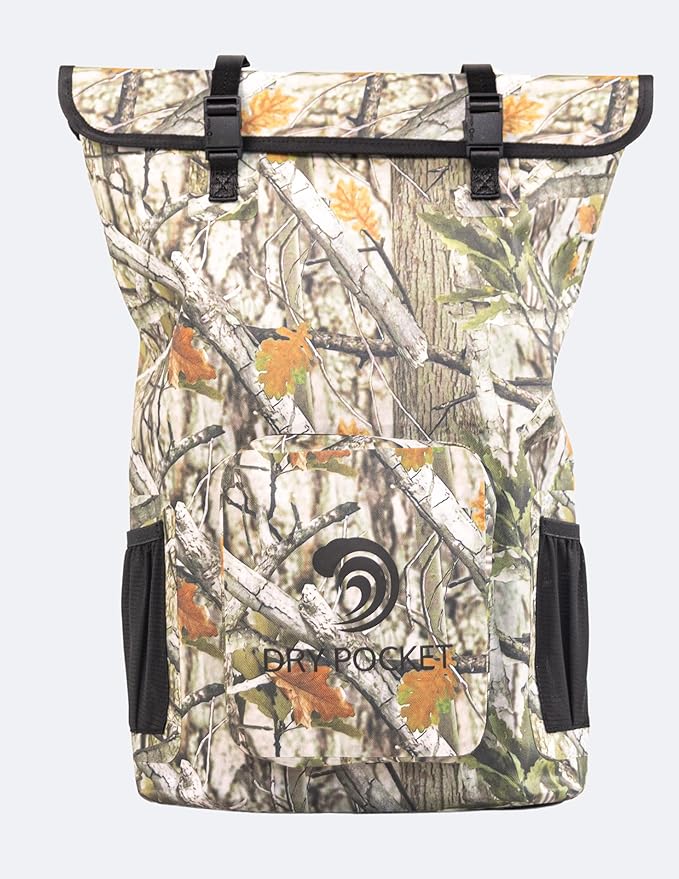 Dry Pocket Magnaguard 25L Thermoplastic Polyurethane (TPU) Auto-Sealing Floating Dry Bag Waterproof up to 100 Feet (Forest Camo)