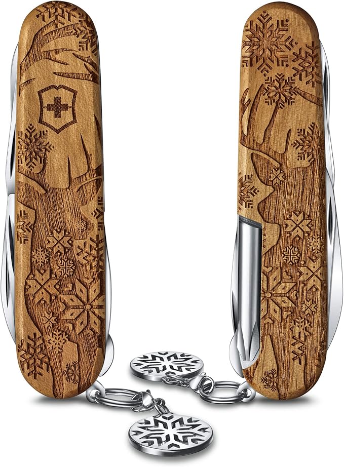 Victorinox Super Tinker Wood Winter Magic 2022 Limited Edition 12 Function Pocket Knife