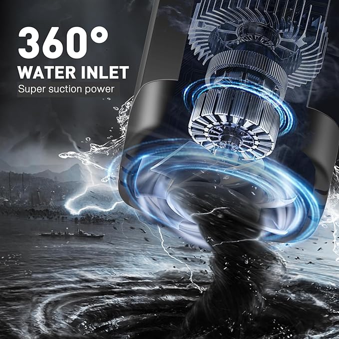 MIAOKE Upgrade Portable Camping Shower 7800mAh Outdoor Electric Shower Rechargeable Pump with Intelligent Digital Display Temperature Display Shower Head for Camping Hiking Traveling