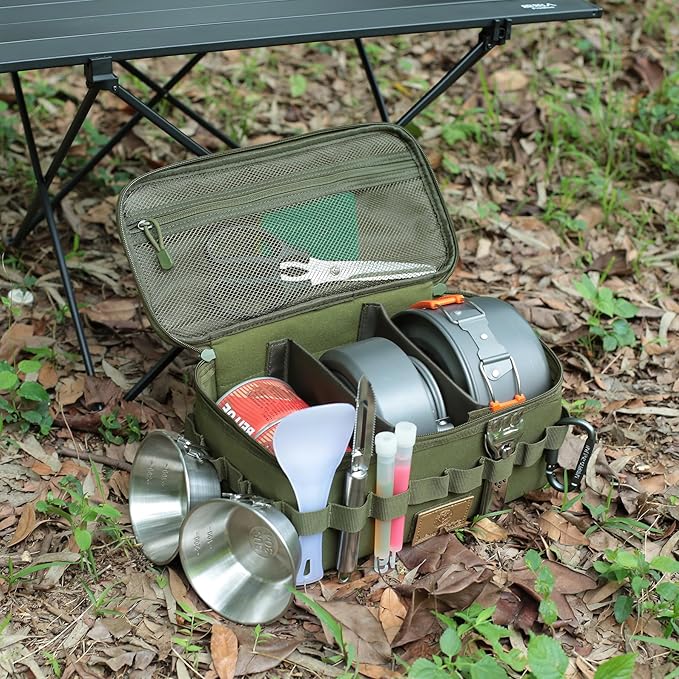 Tactical Sling Backpack and 9L Tactical Camping Storage Bag