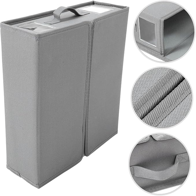 MAGICLULU Visually Storage Basket Bedding Organizer Blanket Storage Container Home Organizer