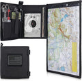 LIVANS Tactical Pouch Military Map Case Holder Army Foldable Map Storage Pouch Multifunctional for Outdoors or Hiking - 13x10 Clear Viewing Area1000D Oxford + Waterproof TPU