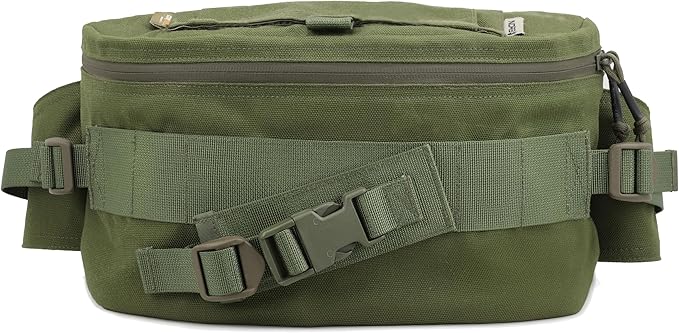 ELMON Fanny Pack Medic Bag - MOLLE Compatible Medical Pouch with Large Zipped Pocket