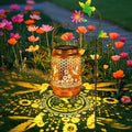 Hummingbird Sunflower Solar Lanterns Outdoor with Shepherd Hook Birthday Gift Mothers Day Gift for Women Mom Grandma Wife Daughter Waterproof Hanging Lights Decor for Yard Garden Patio Porch Lawn