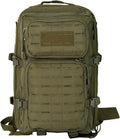 Small Tactical Backpack Assault Pack Bug Out Bag 40L Military Backpack with Molle for Hiking Hunting Rucksack Trekking (Green)