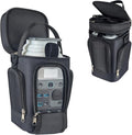 Travel Bag Padded Compatible with Anker Solix C300 DC/Jackery Explorer 240D Carrying Bag with Adjustable Shoulder Strap Side Zipper Portable Storage Case Cover for Solix C300 DC