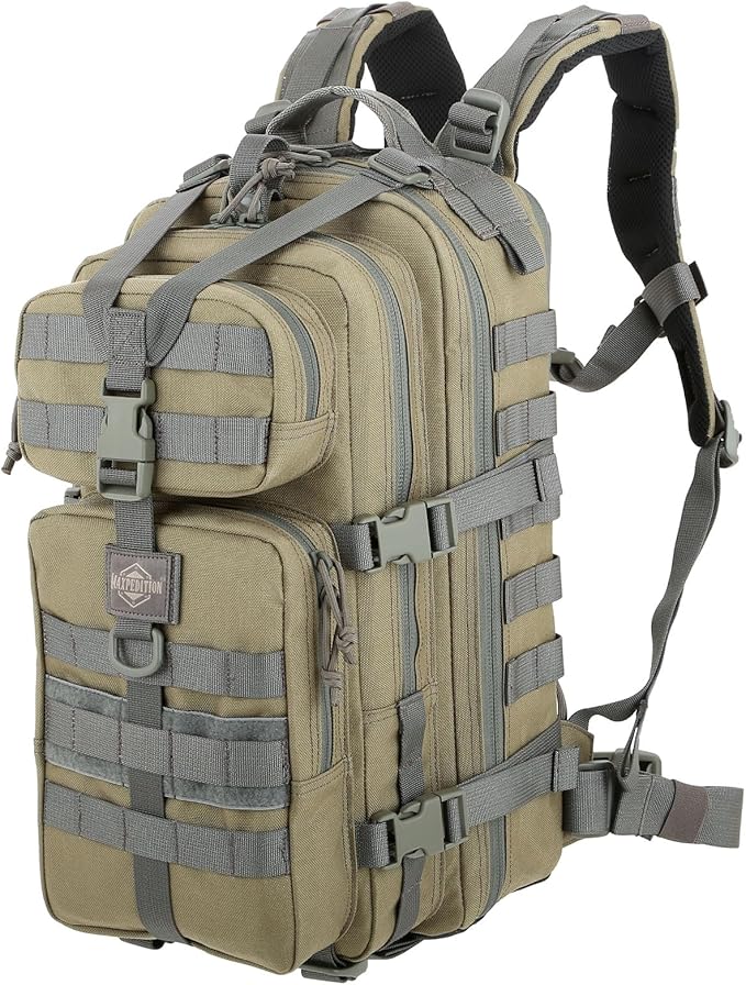 MAXPEDITION Falcon-II Backpack 23L Tactical Backpack Survival Pack Bug Out Bag MOLLE Go Bag for EDC 0513
