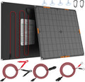 OYMSAE 20W 12V Solar Panel Car Battery Charger Portable Waterproof Power Trickle Battery Charger &amp Maintainer for Car Boat Automotive RV with Cigarette Lighter Plug &amp Alligator Clip