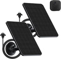 Solar Panel for Blink Camera OutdoorOutdoor Security Camera Solar Panel Compatible with Blink Outdoor 2K+/4(4th Gen)Waterproof Rubber Plug13ft CableAdjustable Mount(Camera Not Included)(2 Pack)
