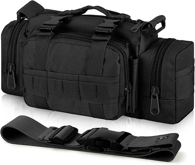Tactical Shoulder Duffle Bag Water Resistant Deployment Bag Molle Utility Pouch