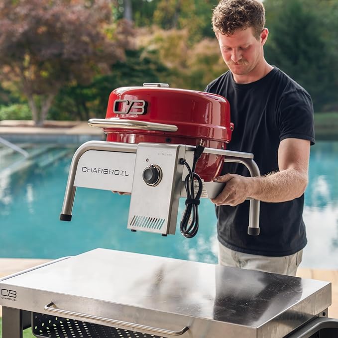 Charbroil Bistro Pro Tabletop Electric Grill Red - 25302150