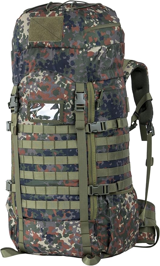 75L Tactical Backpack with Internal Frame MOLLE and Hydration System