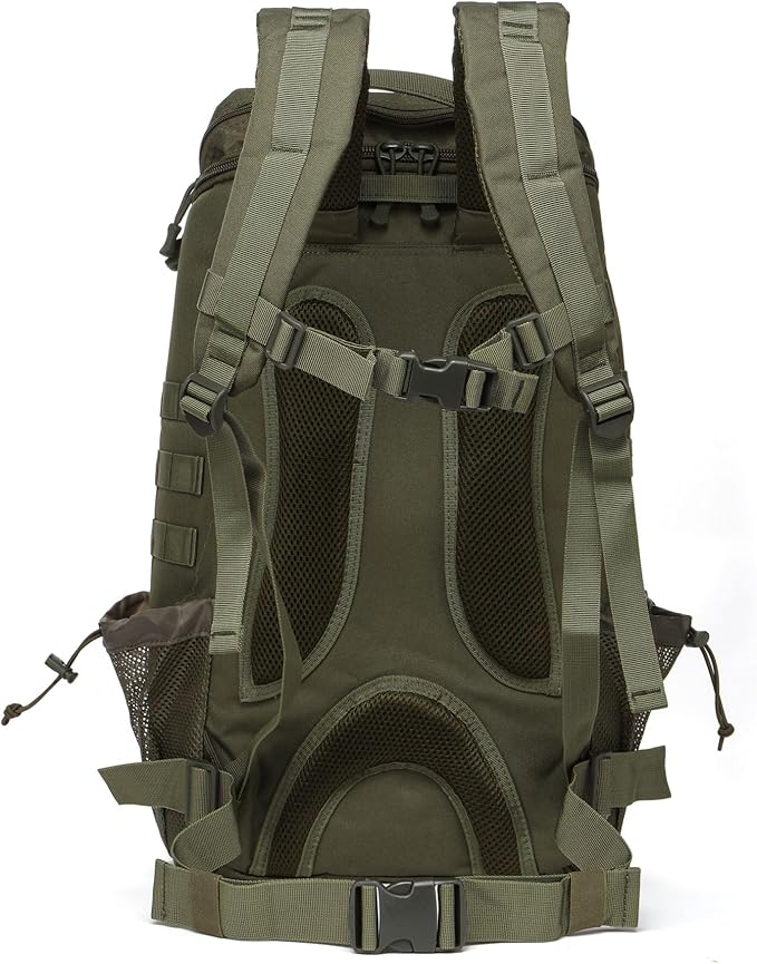 40L Waterproof Tactical Medical Backpack First Aid Bag for Hiking Trekking Hunting Fishing Camping Outdoor Sports (Green)