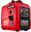 2450 Watt Inverter Generator 120V Gas Powered Generator Super Quiet RV Ready/EPA for RV Camping and HomeRed