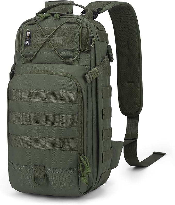 Mardingtop Small Tactical BackpackMolle Military Rucksack Daypack for Backpacking Camping Hiking Traveling18L Backpack