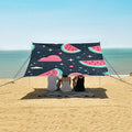ALAZA Watermelon Cloud Beach Tent Sun Shelter Portable Canopy Sunshade for Outdoor Camping Picnics Backyard Fun 10x9 ft