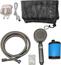 Water Filter Camping Portables Camping Shower Set Folding Bucket Charging Travel Shower Pumps for Hiking Travel