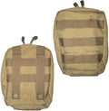 Condor Outdoor Tactical EMT First Aid Pouch MOLLE Compatible- Coyote Tan