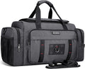 WITZMAN Duffle Bag for Men Large Overnight Carry On Weekender Bag with Shoe Compartment Sports Gym Duffle Bags for Traveling(B719 Silvery Grey)