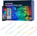 permanent outdoor lights 200FT Smart RGB Outdoor Lights - IP67 Waterproof LED Strip Lights with App/Remote Control for Holiday Decor Garden Patio &amp Home Accent Lighting (Permanent Installation)