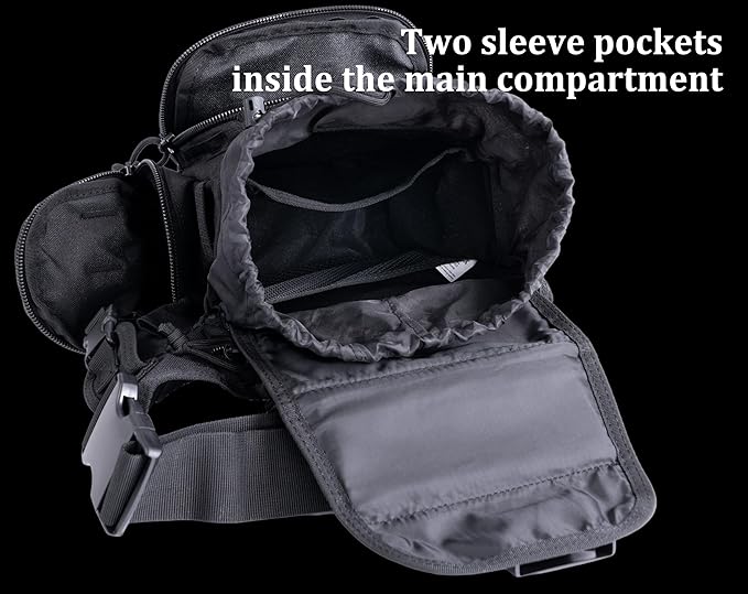 Tactical Sling Bag EDC Crossbody Pack Single Shoulder Backpack Messenger Bag for Outdoor &amp Urban Use 5L