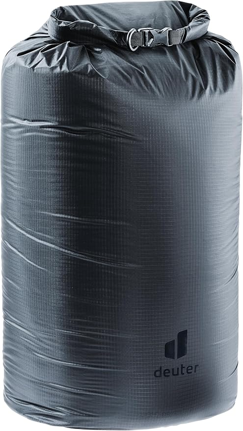 Deuter Light Drypack 30 Water-Resistant 30-Liter Ripstop Roll-Top Dry Pack Sack Keeps Gear Dry for Hiking Trekking Camping &amp Kayaking - Graphite